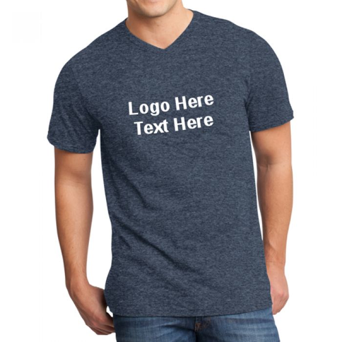 Custom Imprinted District Young Men's Very Important V-Neck Tee