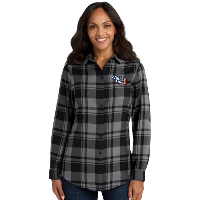 Custom Port Authority® Women's Plaid Flannel Tunics