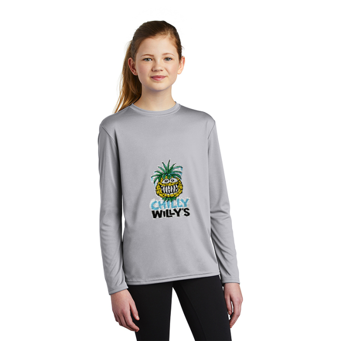 Custom Port & Company® Youth Long Sleeve Performance Tees