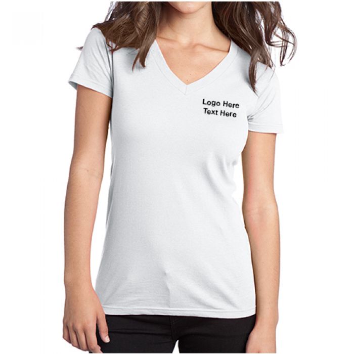 Custom Printed District Junior's V-Neck Concert Tees