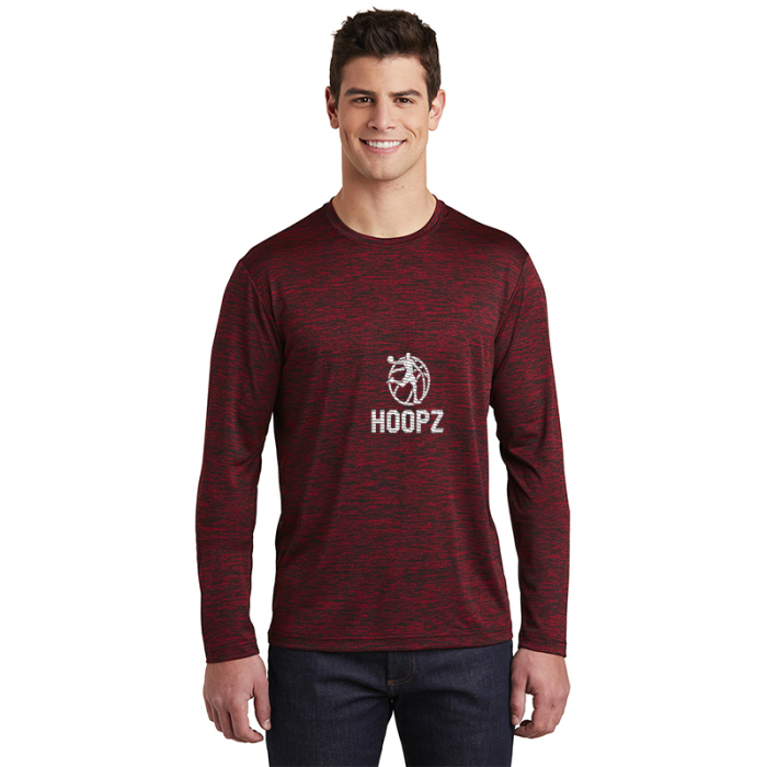 Custom Printed Sport-Tek® PosiCharge® Long Sleeve Electric Heather Tees
