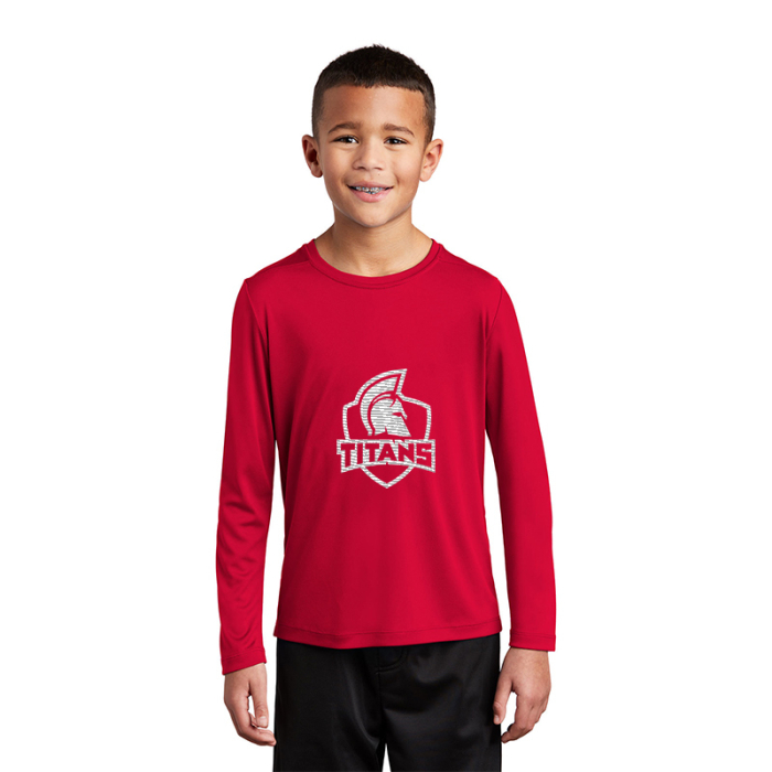 Custom Printed Sport-Tek® Youth Posi-UV® Pro Long Sleeve Tees