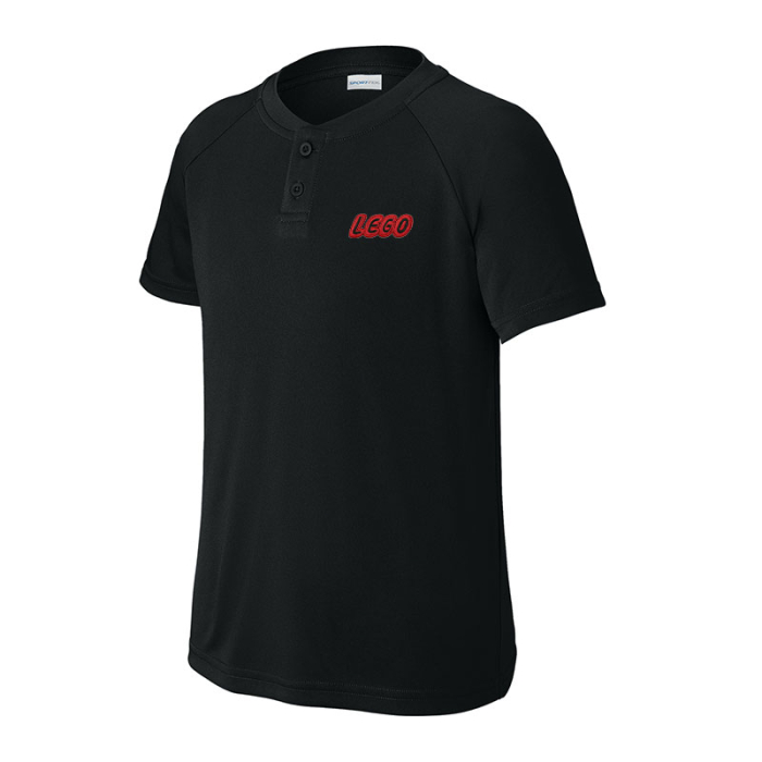 Custom Sport-Tek® Youth PosiCharge® Competitor™ 2-Button Henleys