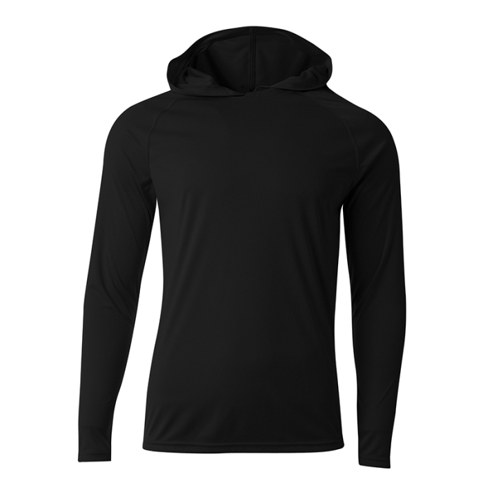 A4 Cooling Performance Long Sleeve Hooded Tees