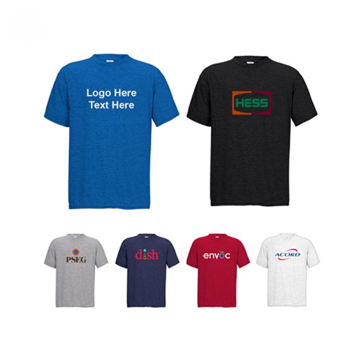 Customized Delta-Dri 30/1's Unisex Youth Poly Performance Tees