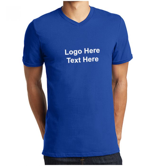 Customized District Young Men's V-Neck Concert Tees