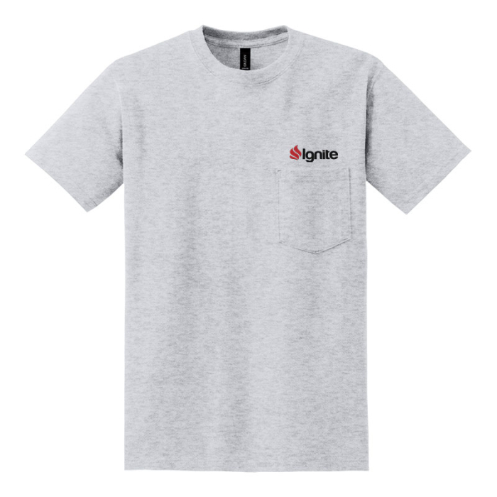 Customized Gildan® DryBlend® 50 Cotton/50 Poly Pocket T-Shirts