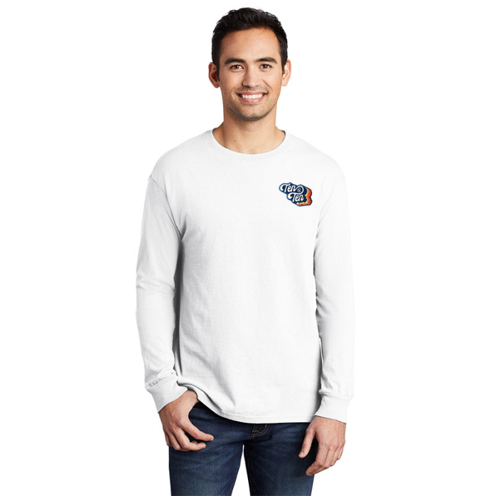 Customized Port & Company® Beach Wash® Garment-Dyed Long Sleeve Tees