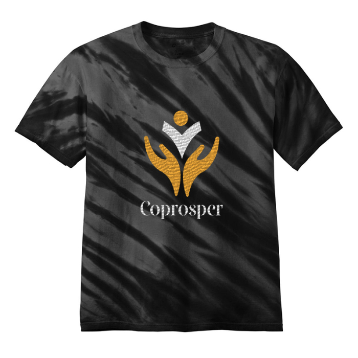 Imprinted Port & Company® Tiger Stripe Tie-Dye Tees