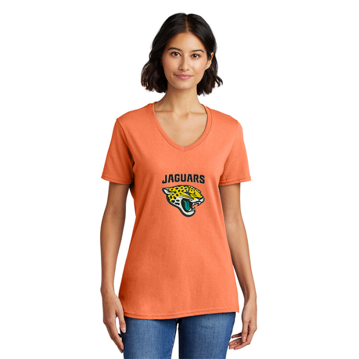 Imprinted Port & Company® Women's Core Cotton V-Neck Tees