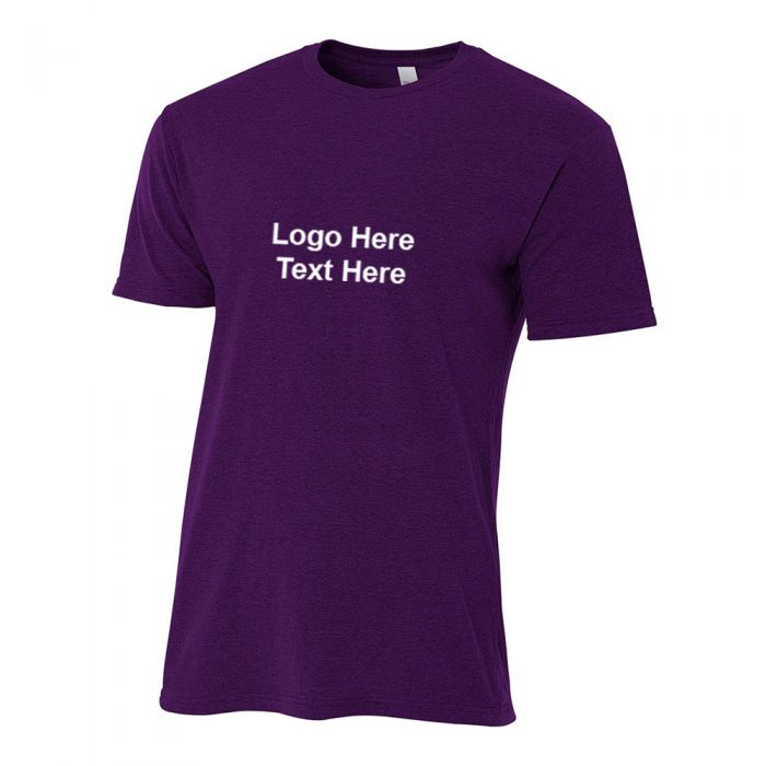 Personalized A4 Tri Blend Men's Short Sleeve T-Shirts
