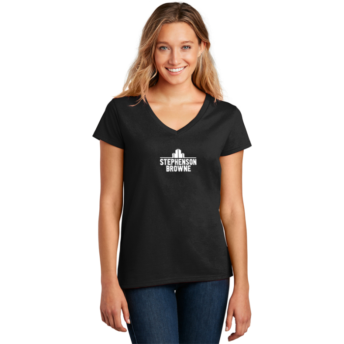 Personalized District® Women's Re-Tees® V-Necks