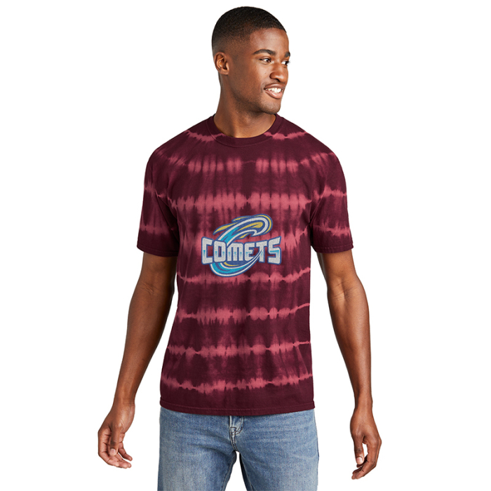 Personalized Port & Company® Allover Stripe Tie-Dye Tees