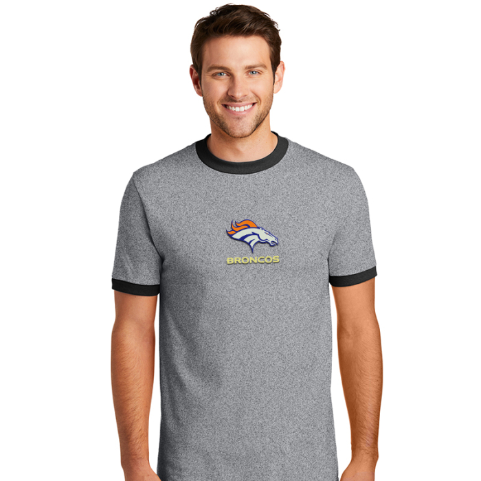 Personalized Port & Company® Core Cotton Ringer Tees