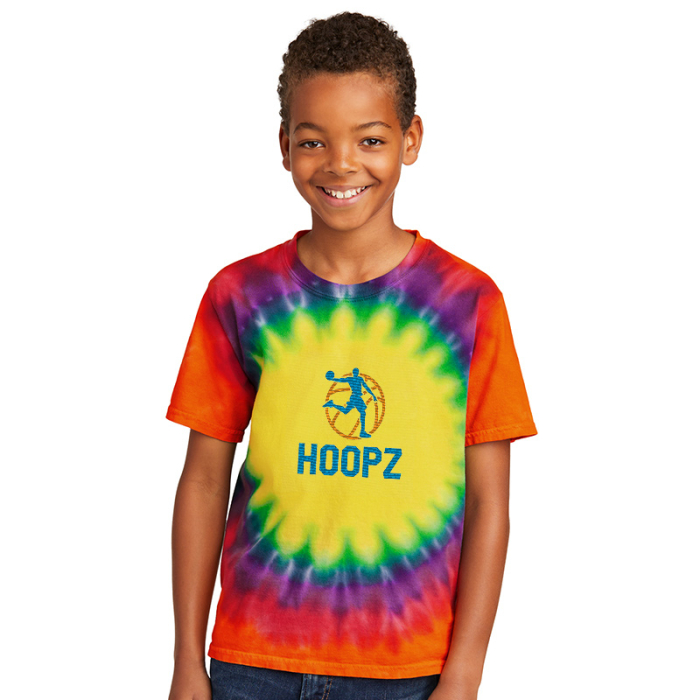 Personalized Port & Company® Youth Window Tie-Dye Tees
