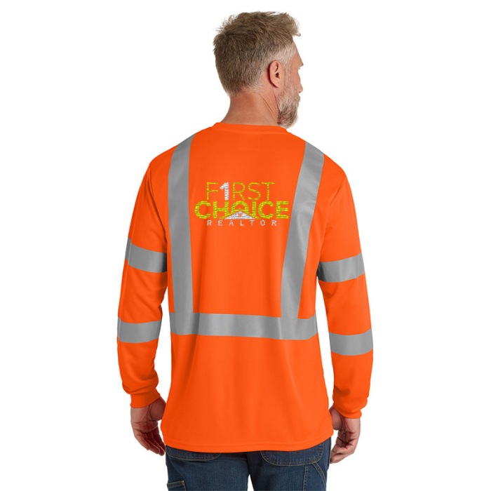 Promotional CornerStone® ANSI 107 Class 3 Mesh Long Sleeve Tees