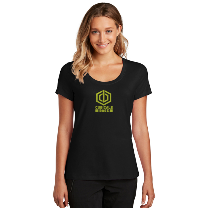 Promotional District® Women's Flex Scoop Neck Tees