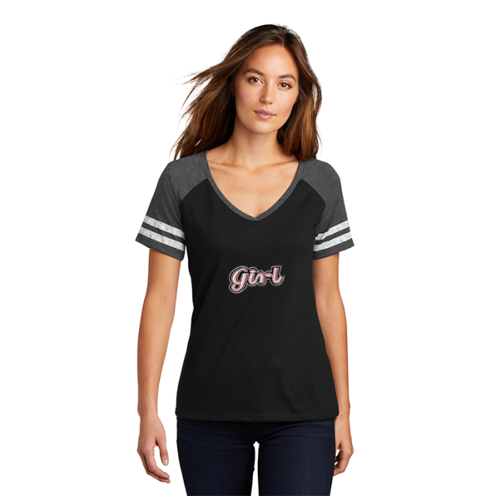Promotional District® Women's Game V-Neck Tees