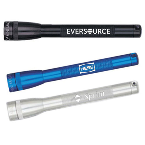 Mini-Mag Flashlight MAGLITE Clear LED Bulb, 111 Lumens, Mini Flashlight Black Aluminum Body, 2  AAA Batteries Included SP32016 - 59942623