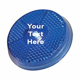 Round Blinking Flashlight with Back Clips