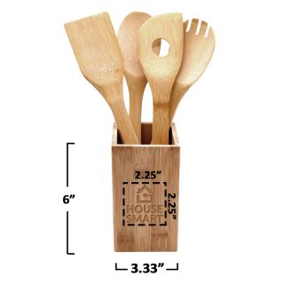 5 Piece Bamboo Kitchen Tool Sets