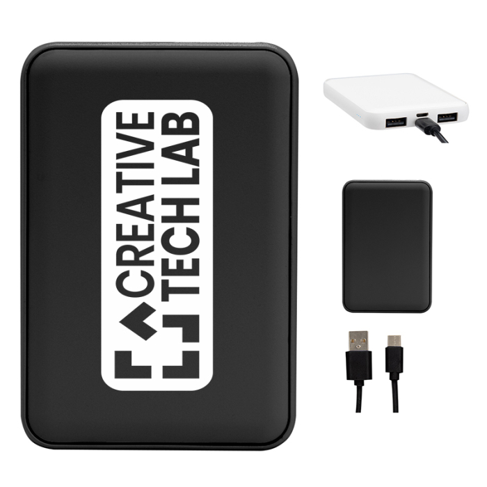 5000 mAh RPET Custom Power Banks