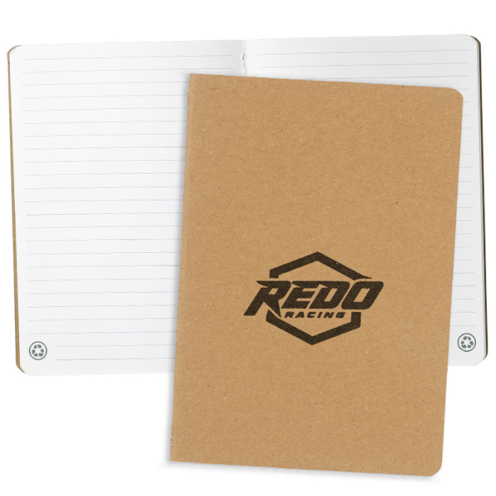 Custom 5 x 7 Inch FSC® Mix Recycled Pocket Notebooks