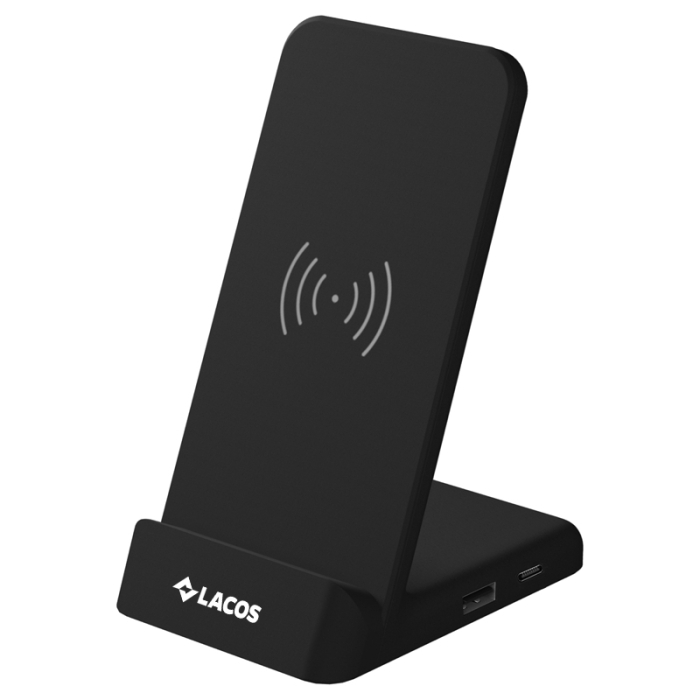 Custom 5W Wireless Charging Stations with LightUp Logos