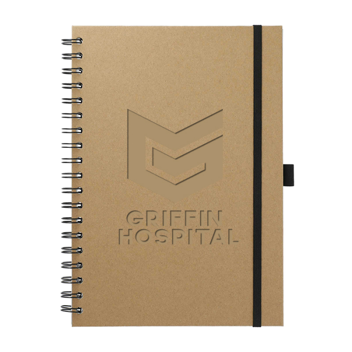 Custom Imprinted 7 x 10 Inch FSC® Mix Large Spiral Journals