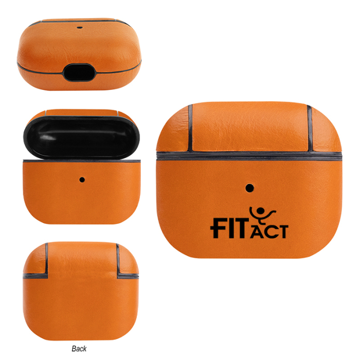 Custom Leather Pro Earbuds Charging Cases