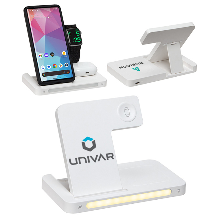 Custom Legion 3 in 1 Charging Stations with Ambient Lamps 