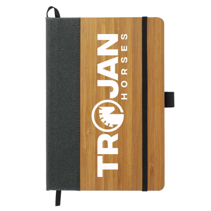 Custom Printed 5.5 x 8.5 Inch FSC® Mix Bamboo Bound Journals