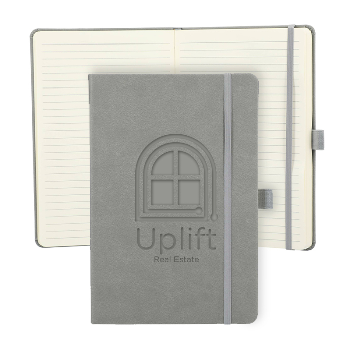 Custom Printed 5.5 x 8.5 Inch Mano Recycled Hard Bound Journals