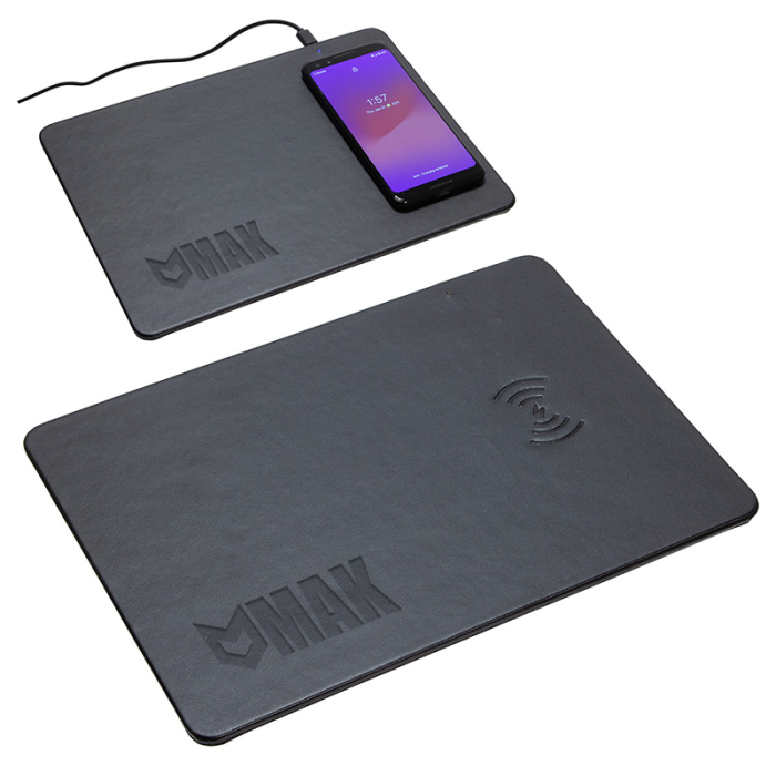 Custom Printed Avalon II Mouse Pads with 15W Wireless Chargers 