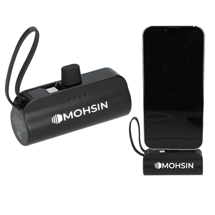 Customized Hue 5000 mAh Power Bank with Multi Tips