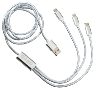 ized Realm 3-in-1 Long Charging Cables
