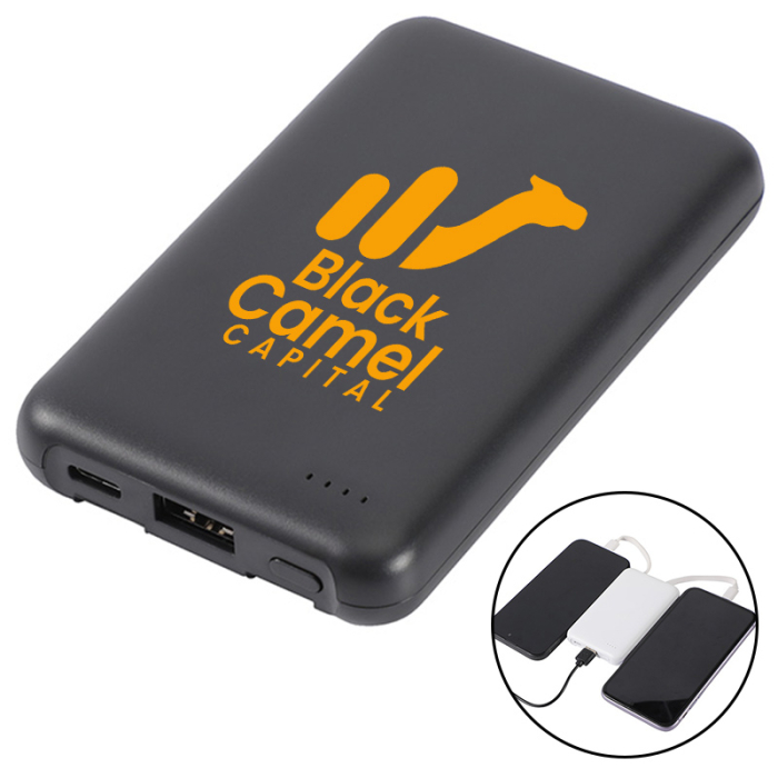 Guild Customized 5000mAh UL-Listed Power Banks with Built-in Cables