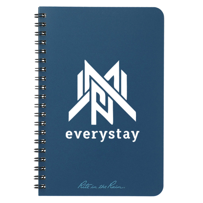 Imprinted 4.6 x 7 Inch Rite in the Rain Side Spiral Notebooks