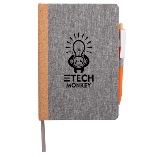 5.5x8.5 Inch Recycled PET and Cork Bound Journals