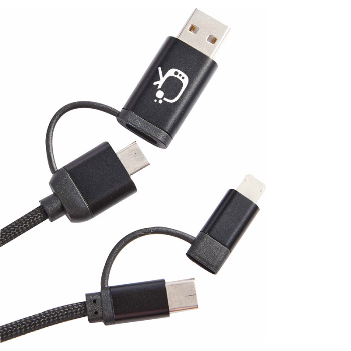 Personalized Boost 5-in-1 Long 65W PD Charging Cables