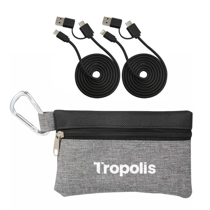 Personalized Dual Power Long Charging Cable Kits