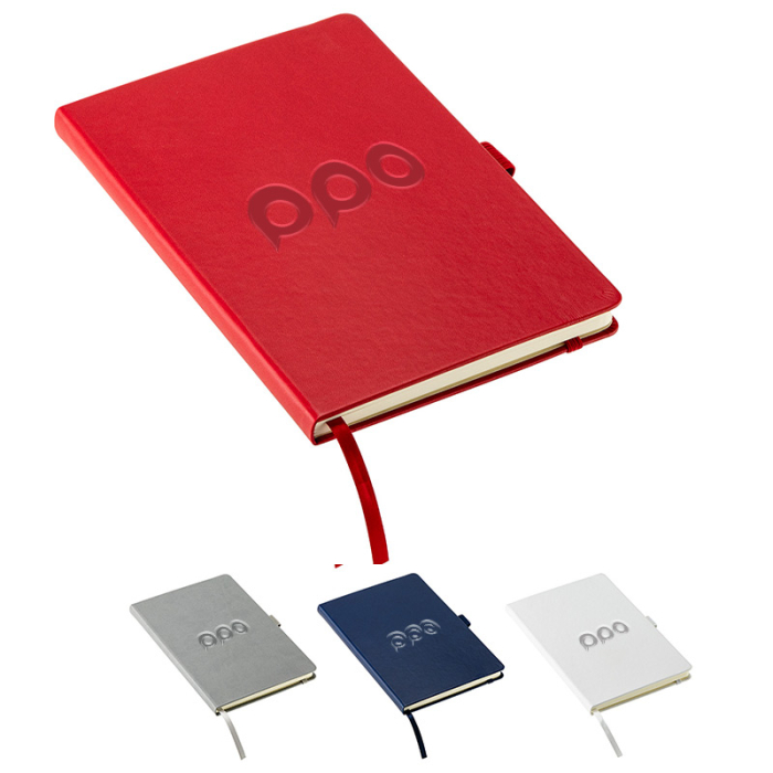 Personalized Elan Hardcover FSC® Journals with Pen Loops and Inner Pockets 
