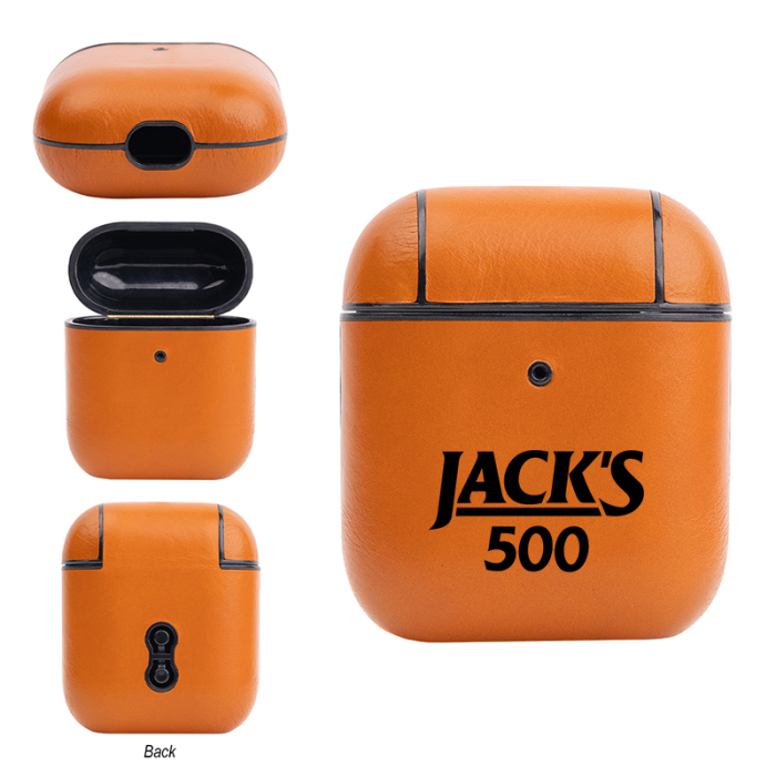 Personalized Leather Earbuds Charging Cases