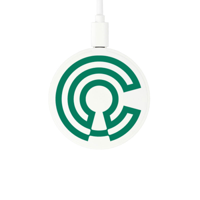 Personalized Recycled ABS MagClick™ Fast Wireless Charging Pads