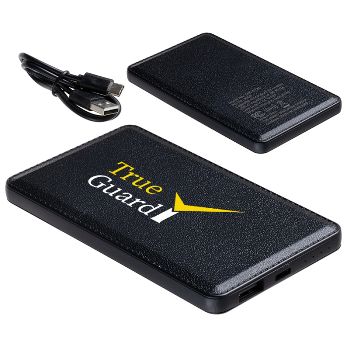 Personalized Sovereign 4000 mAh Wireless Charging Power Banks with Recycled Cases 