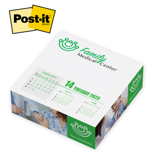 Post-it® 4x4x1.625 Inch Calendar Cubes