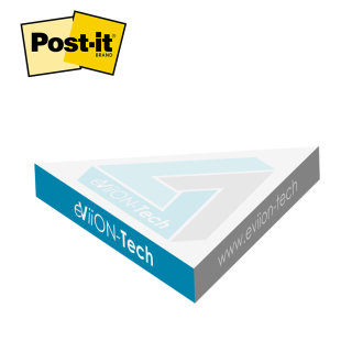 Post-it® 3.75x3.75x0.5 Inch Triangle Slim Cubes