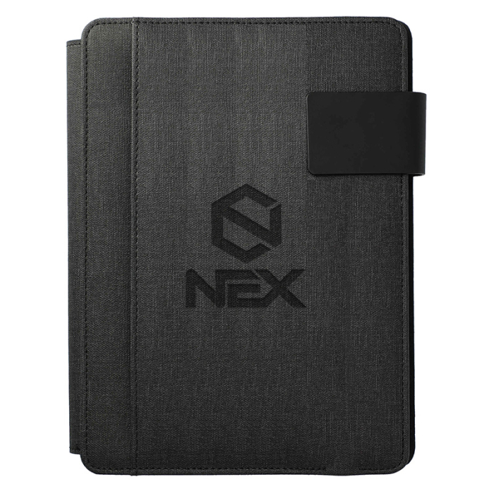 Promotional FSC® Mix Titus 5000 mAh Wireless Charging Journals