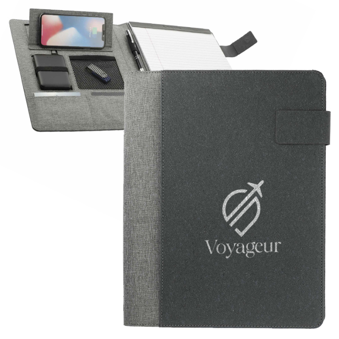 Promotional Reclaim 5000 mAh Wireless Charging Pads with FSC® Mix