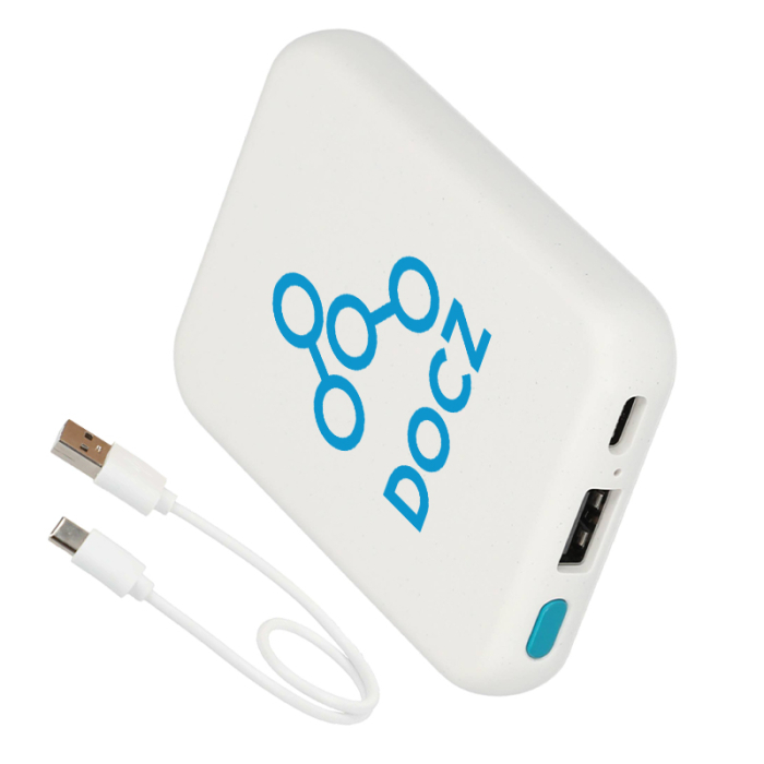 Imprinted Recycled ABS 3000 mAh Wireless Power Banks